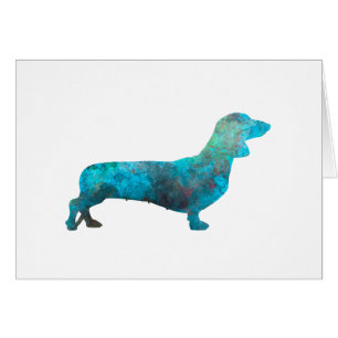 Female Dachshund im Watercolor