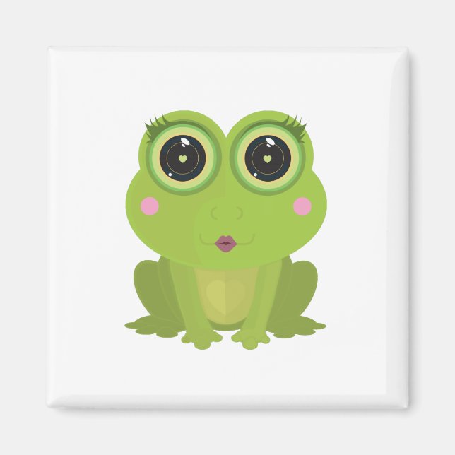 Female Frog Magnet (Vorne)