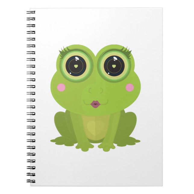 Female Frog Notizblock (Vorderseite)