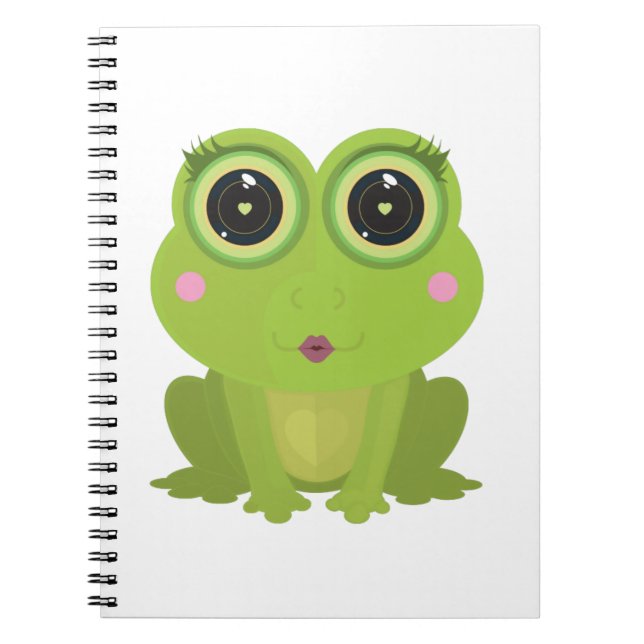 Female Frog Notizblock (Vorderseite)