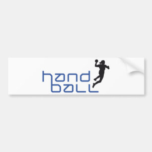 female handball autoaufkleber