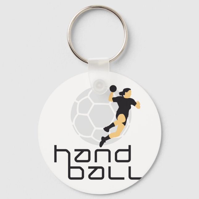 female handball schlüsselanhänger (Vorderseite)