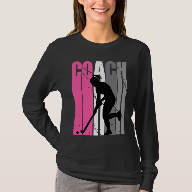 Female Master Hockey Instructor Hockey Coach T-Shirt (Vorderseite)