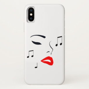Female Music Face Case-Mate iPhone Hülle