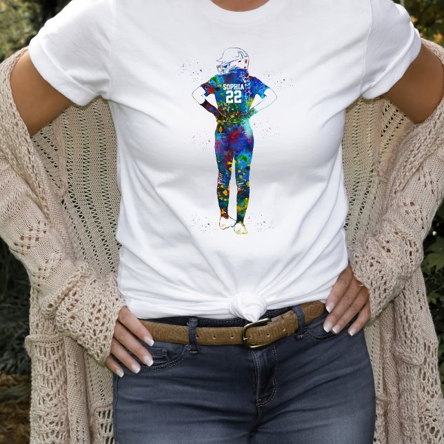 Female Softball Player T-Shirt (Von Creator hochgeladen)
