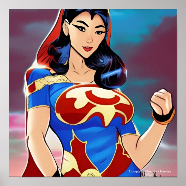 Female Superhero Poster (Vorne)