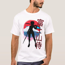 Female Warrior Mt. Fuji T-Shirt