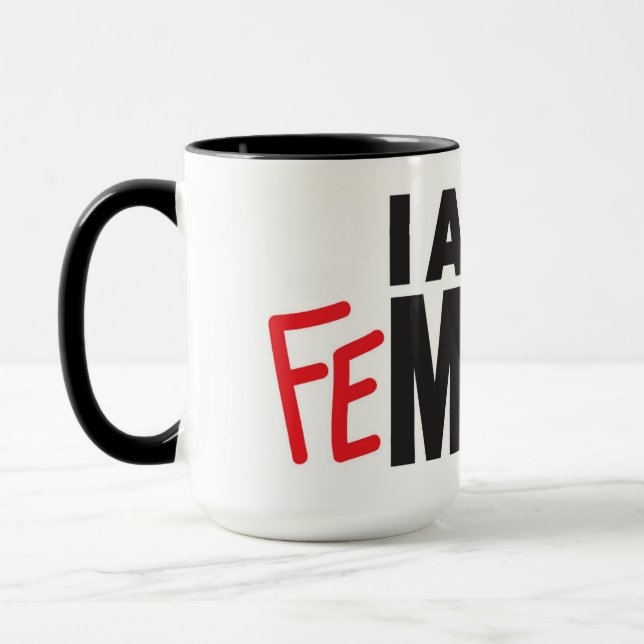 FeMANist Man-Tasse Tasse (Links)