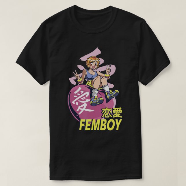 Fembolie, die Lieben Anime & Gaming - cool & Sweet T-Shirt (Design vorne)