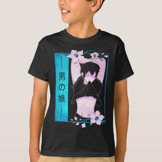 Femboy Anime Boy Japanese Pastel Goth Ästhetik Sa T-Shirt