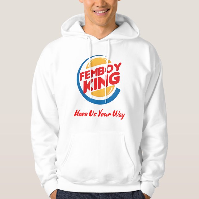 Femboy King Hoodie (Vorderseite)