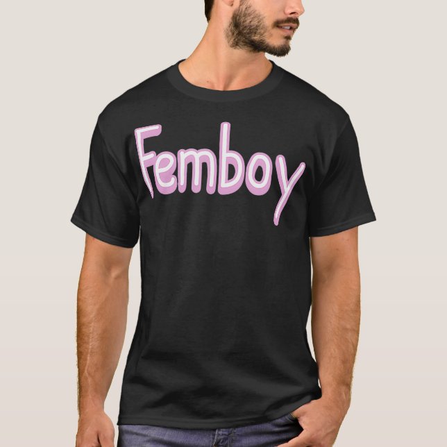 Femboy Que Gay Aesthetic LGBTQ MTF Genderqueer T-Shirt (Vorderseite)