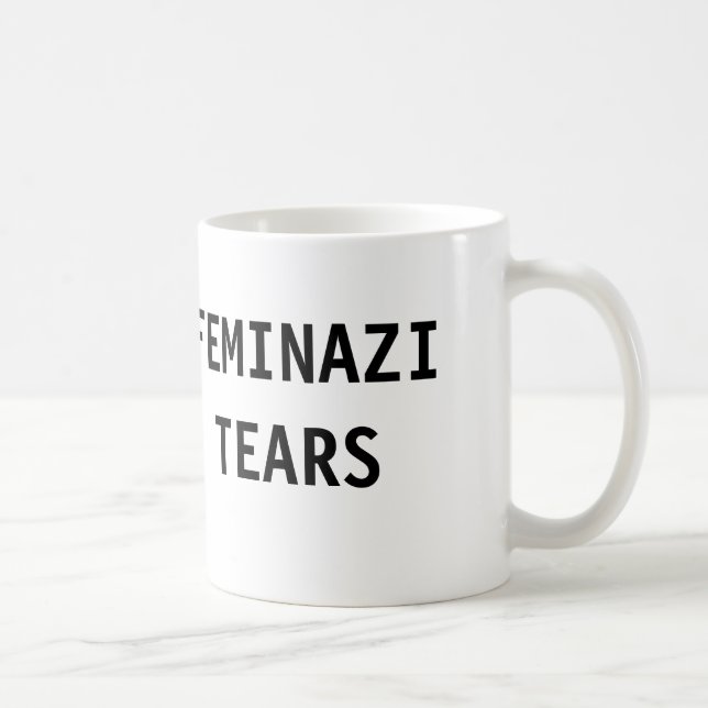 FEMINAZI RISSE KAFFEETASSE (Rechts)