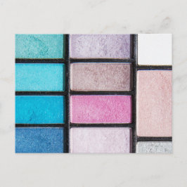 Feminine Colorful Makeup Artist Postkarte