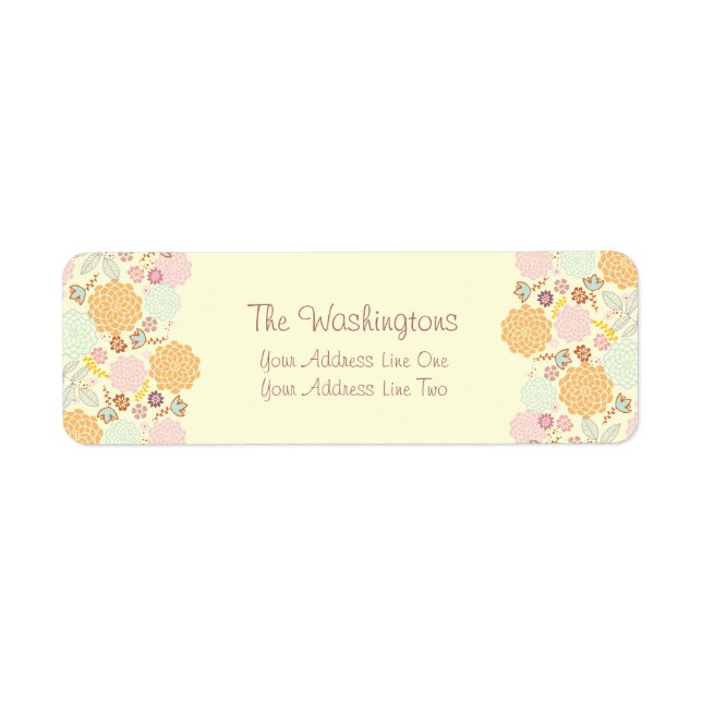 Feminine Extravagant Moderne Blumenwelt Personalis (Vorne)