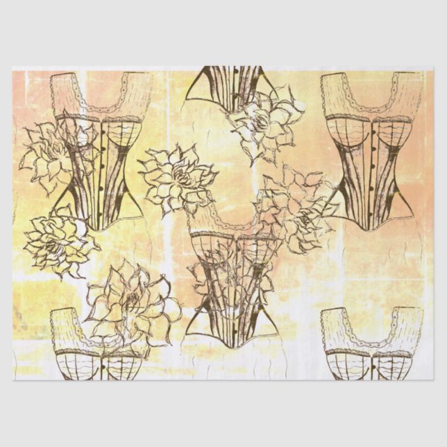 Feminine Floral Seidenpapier (Vorderseite)