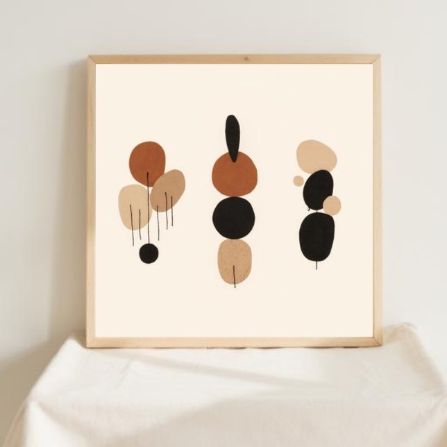 Feminine Geometric Line Art Set X Poster (Von Creator hochgeladen)