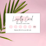 Feminine Loyalty Card Rosa Aquarellfarben Lash Prä Treuekarte<br><div class="desc">Eine Loyalitekarte für weibliche Beauty-Salon mit rosafarbenem Aquarellhintergrund und elegantem,  modernen Script-Schriftart. Diese trendige,  rosa ästhetische Beauty-Punch-Karte enthält 6 Briefmarke Steckplätze oder Sie können mehr hinzufügen,  wenn Sie möchten.</div>