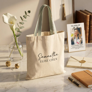 Feminine Minimalistische Einkaufstasche   Rose Bei