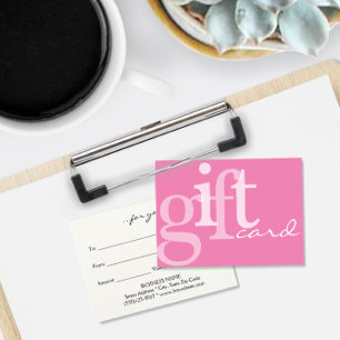 Feminine moderne trendige Typografie rosa Geschenk