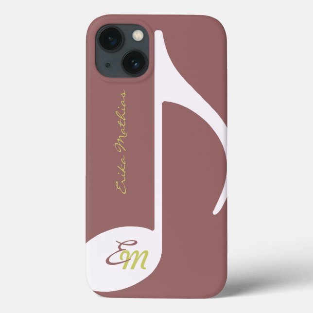 feminine musikalische Note Case-Mate iPhone Hülle (Rückseite)
