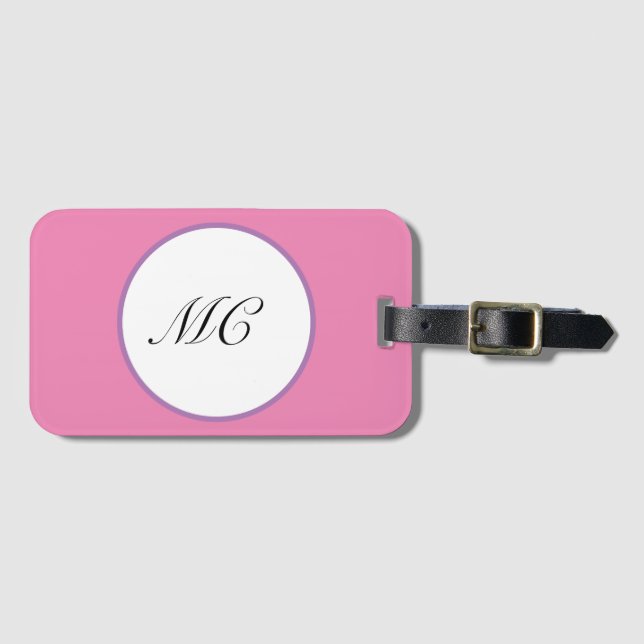 Feminine Personalisiert Gepäckanhänger (Vorderseite (Horizontal))