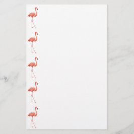 Feminine Pink Flamingo Muster Briefpapier