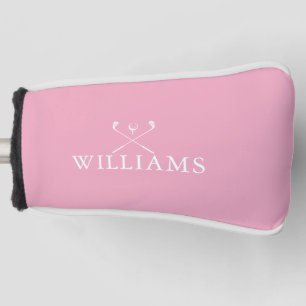 Feminine Pink Individuelle Name Golf Clubs Golf Headcover