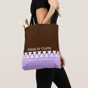 Feminine Striped Typografy Mama des Kaffees