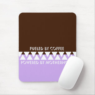 Feminine Striped Typografy   Mama des Kaffees Mousepad