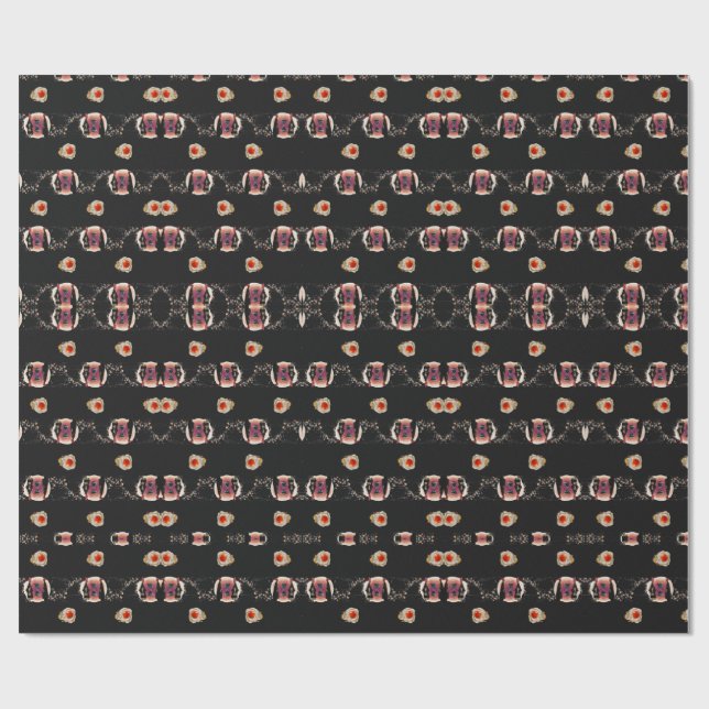 Feminine Surrealism in Warm Tones Geschenkpapier (Flach)