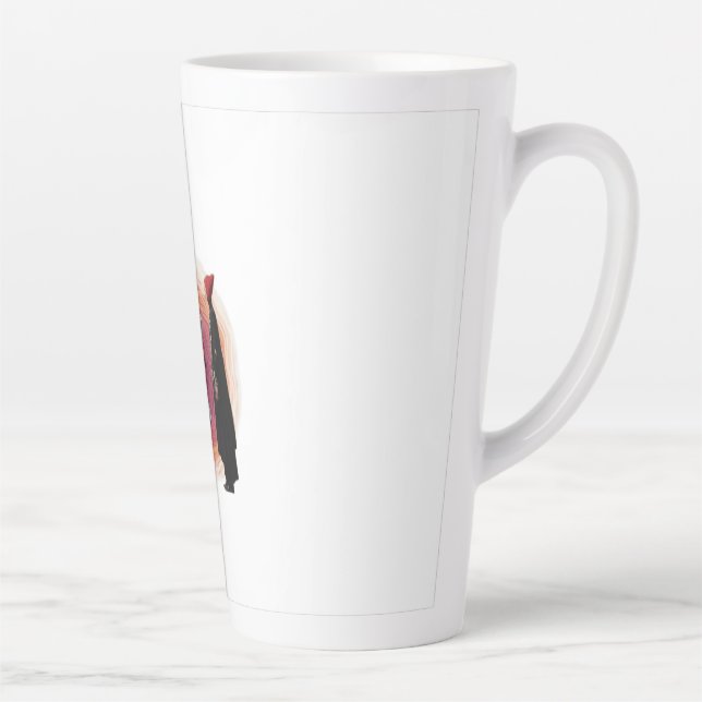 Feminine Surrealism in Warm Tones Milchtasse (Rechts)