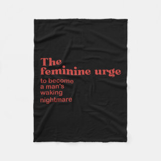 Feminine Urge Wandern Fleecedecke