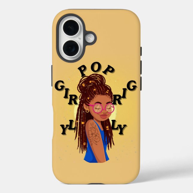 Femininer Pop-Locks-Handyhülle Case-Mate iPhone Hülle (Rückseite)