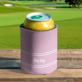 Femininer Rosa Moderner Minimaler Personalisierter Dosenkühler