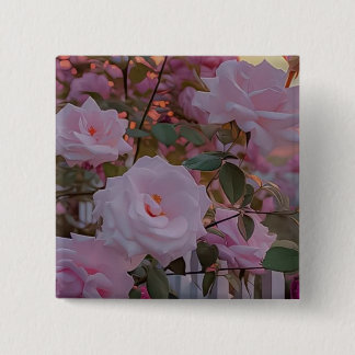 Femininer Rosenknopf Button