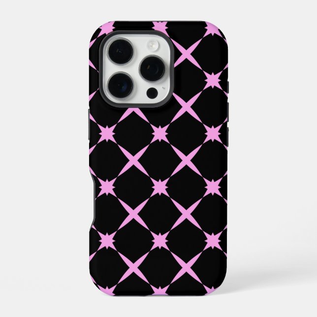 Feminines Musterdesign iPhone Hülle (Rückseite)