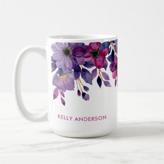 Feminines tropisches botanisches trendiges Blumenm Kaffeetasse