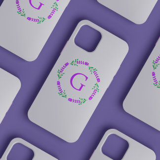 Feminines und süßes minimalistisches Lavendel-Lila iPhone 12 Mini Hülle