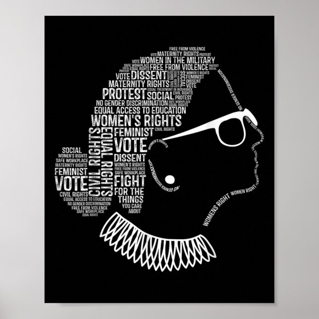 Feminism Quotes Feminist Womens Rights  Poster (Vorne)