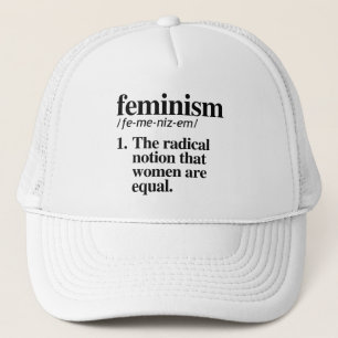 FEMINISMDEFINITION TRUCKERKAPPE