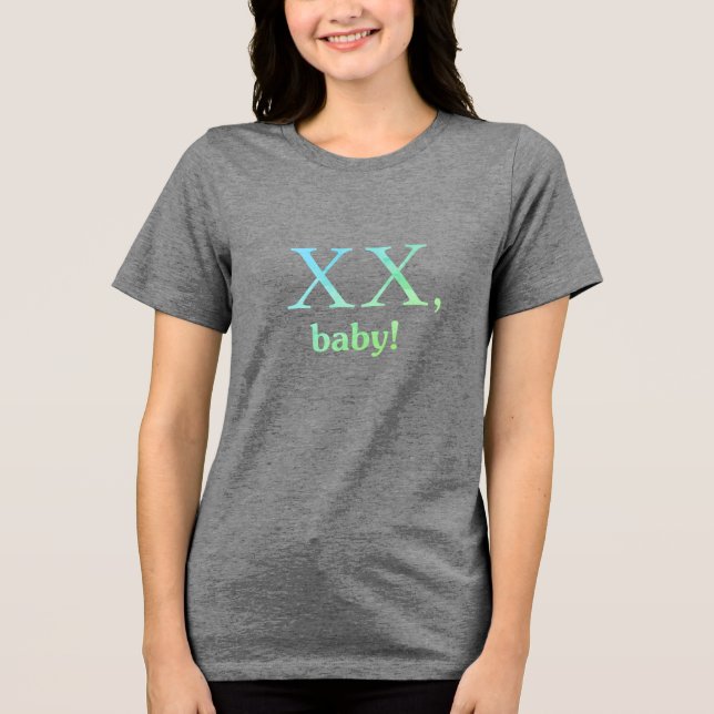 Feminismus 2.0 dunkel Tri-Blend shirt (Vorderseite)