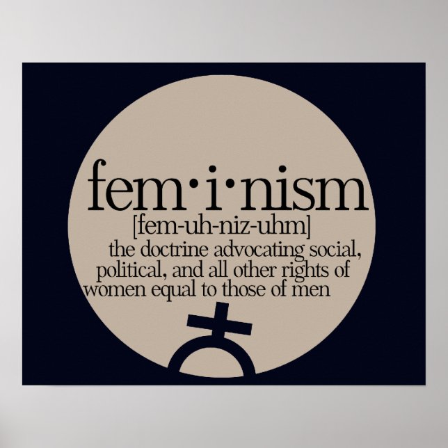 Feminismus definiert poster (Vorne)