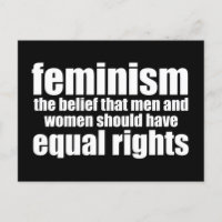 Feminismus Definition der Gleichberechtigung von F