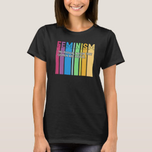 Feminismus Definition für starke Frauen und Gleich T-Shirt