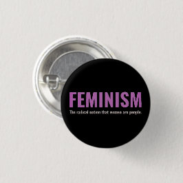 Feminismus: Der Knopf "Radikale Vorstellung" Button