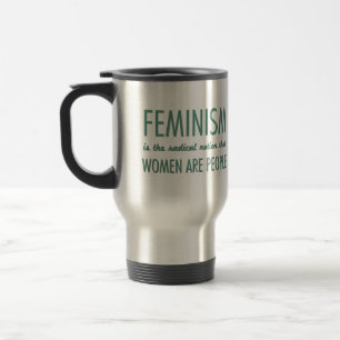 Feminismus: Der radikale Begriff, dass Frauen Reisebecher