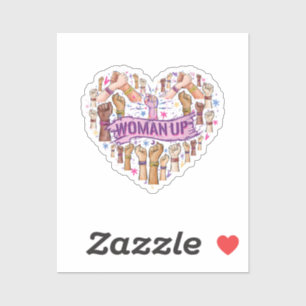 Feminismus Feministin Starke Frauenförderung Femin Aufkleber