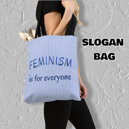 Feminismus für alle blauen gemustert