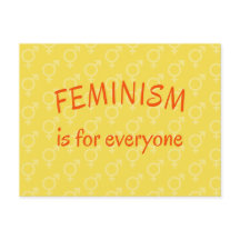 Feminismus für alle Gelben Postkarten